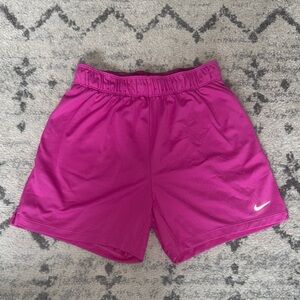 Nike Women's Fuchsia Athletic Shorts